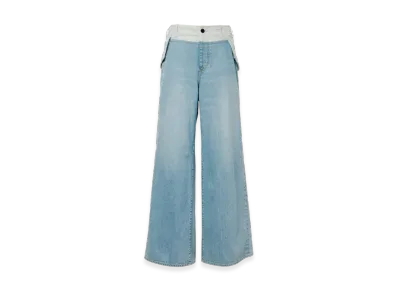 sacai Denim Pants "Light Blue/Light Gray"