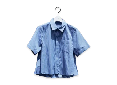 sacai Poplin Shirt "Blue Stripe"