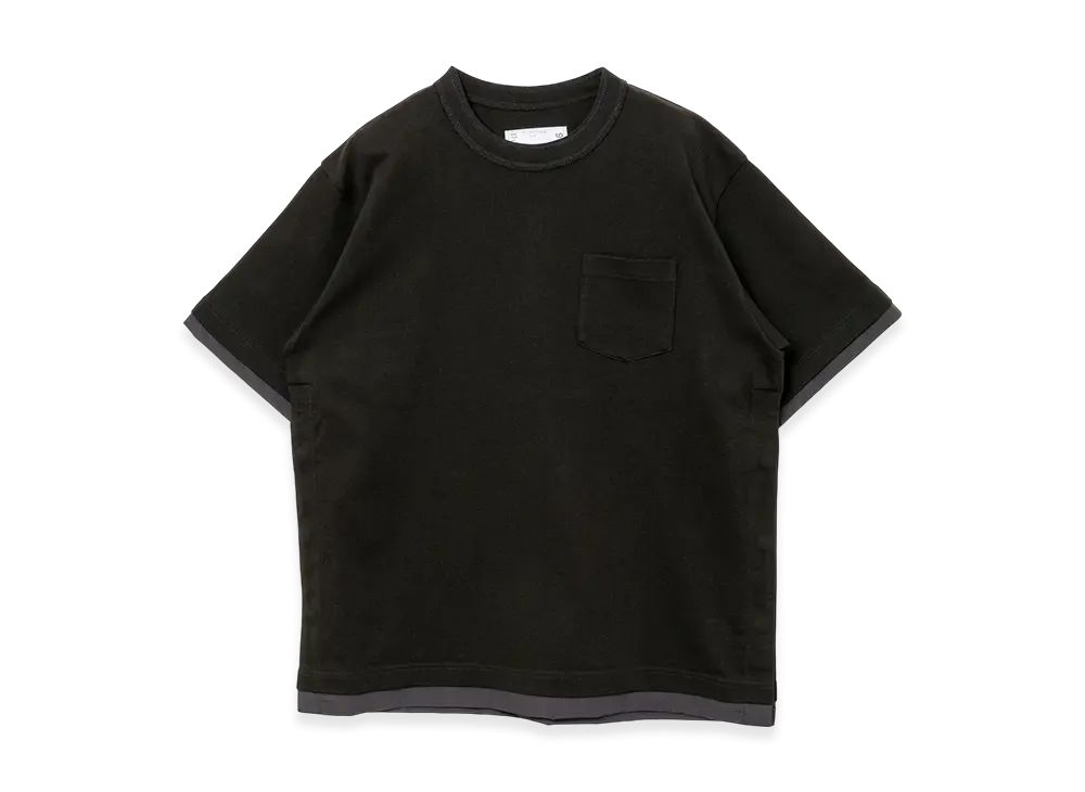 sacai Cotton Jersey T-Shirt "Black"
