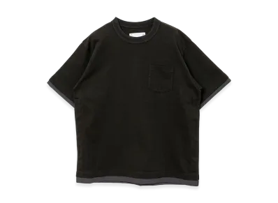 sacai Cotton Jersey T-Shirt "Black"