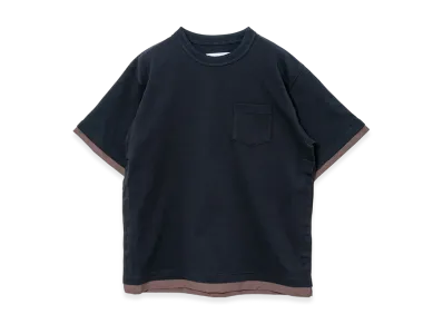 sacai Cotton Jersey T-Shirt "Navy"