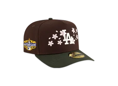 NEW ERA Just Caps Cherry Blossom 59Fifty A-Frame Fitted Los Angeles Dodgers "Brown/Green"