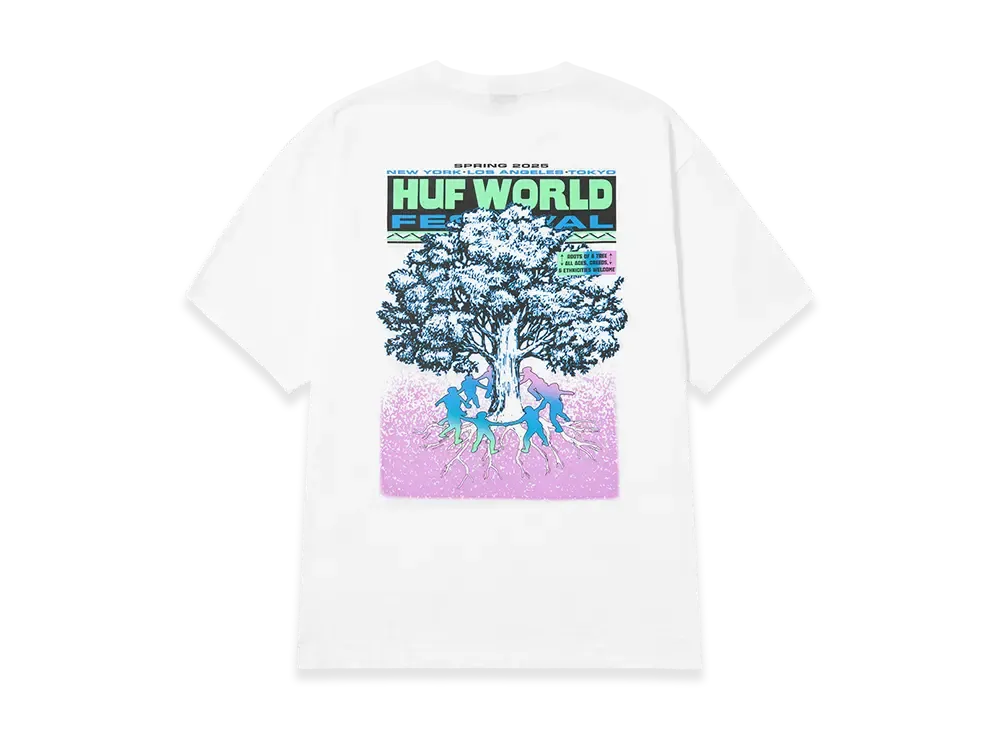 HUF World Festival Tee "White"