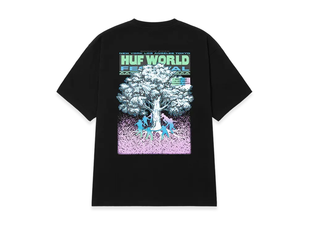 HUF World Festival Tee "Black"