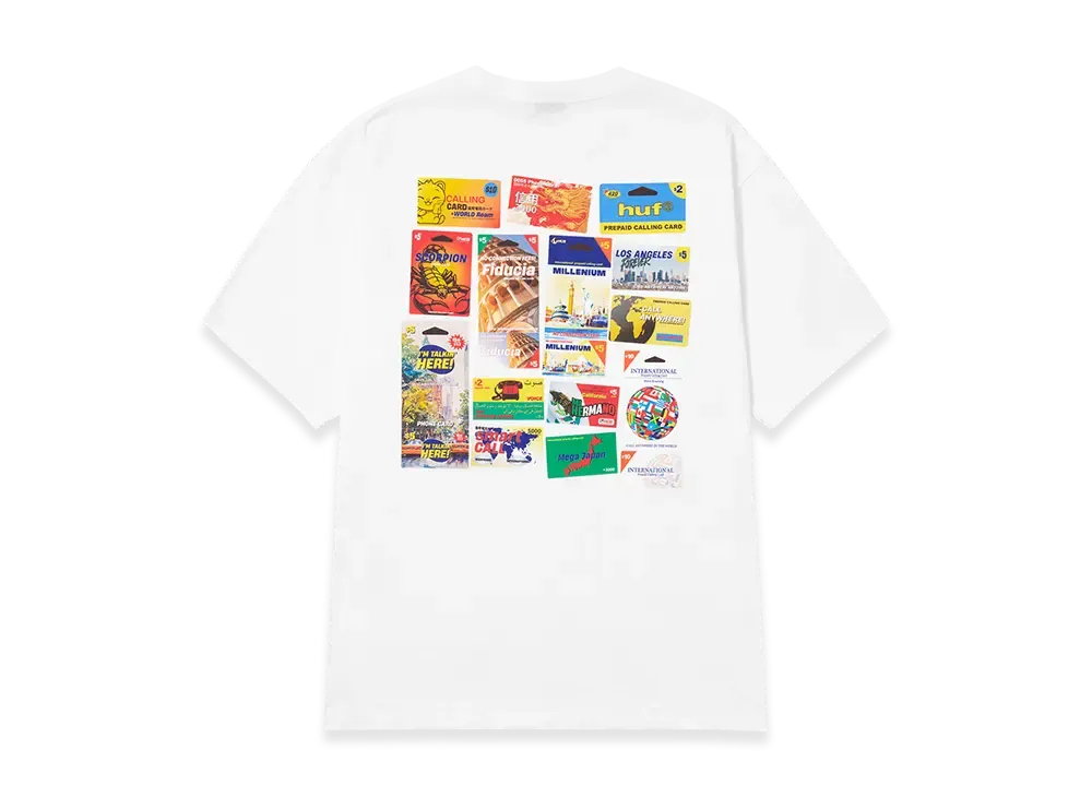 HUF Calling Cards Tee "White"