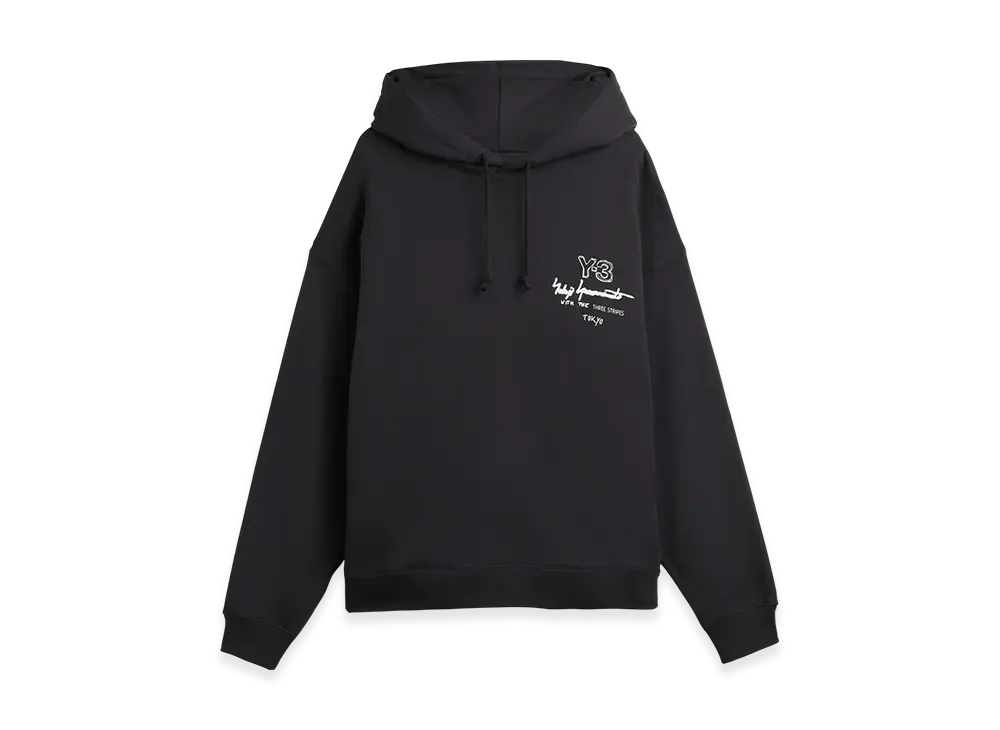 Y-3 Graphic FT Hoodie "Black"