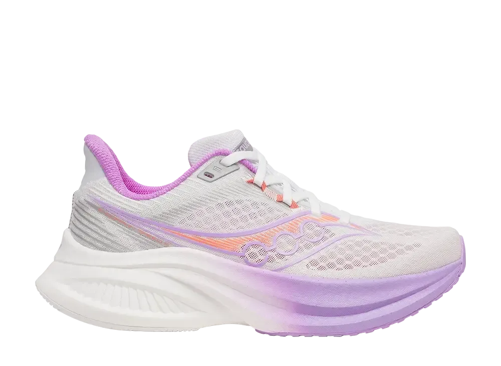 サッカニー ウィメンズ エンドルフィン スピード5 "ホワイト/クロッカス"