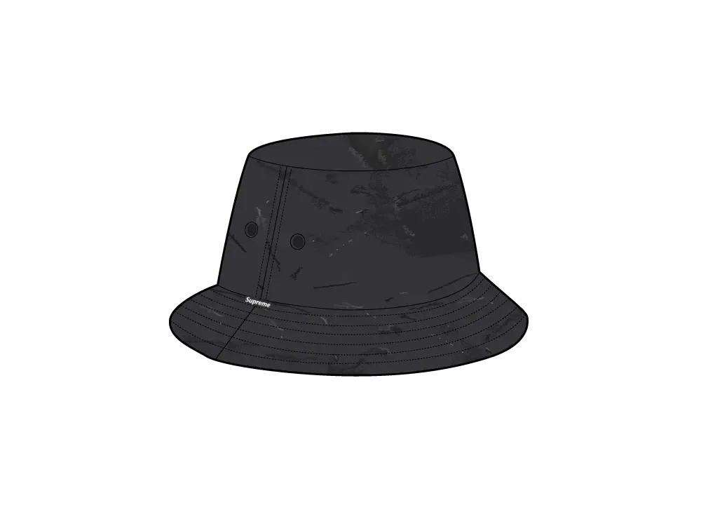 Supreme Layered Camo Crusher "Black"