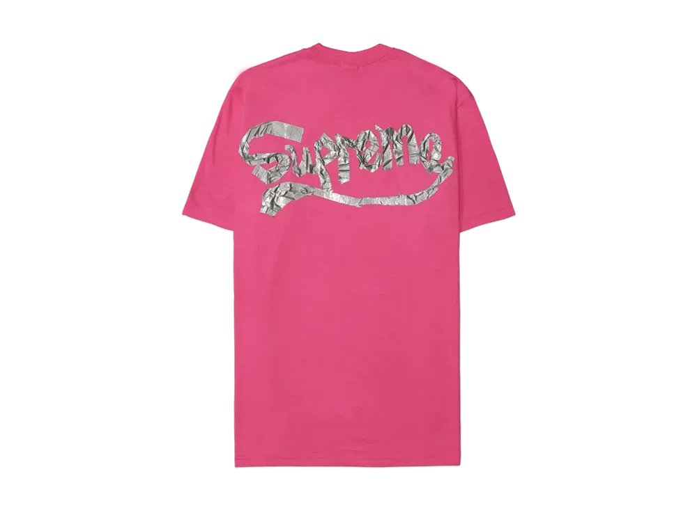Supreme Tape Tee "Fucsia"