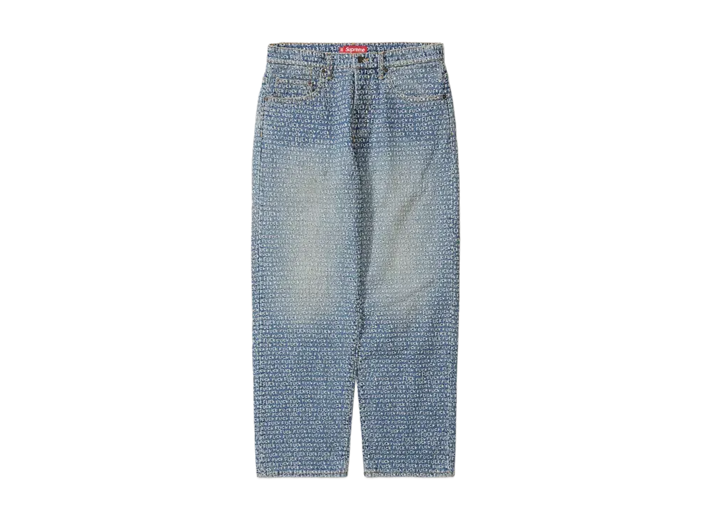 Supreme Fuck Stitch Loose Fit Jean "Blue"