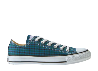 familiar × Converse All Star OX FM "Blue/Familiar Check"
