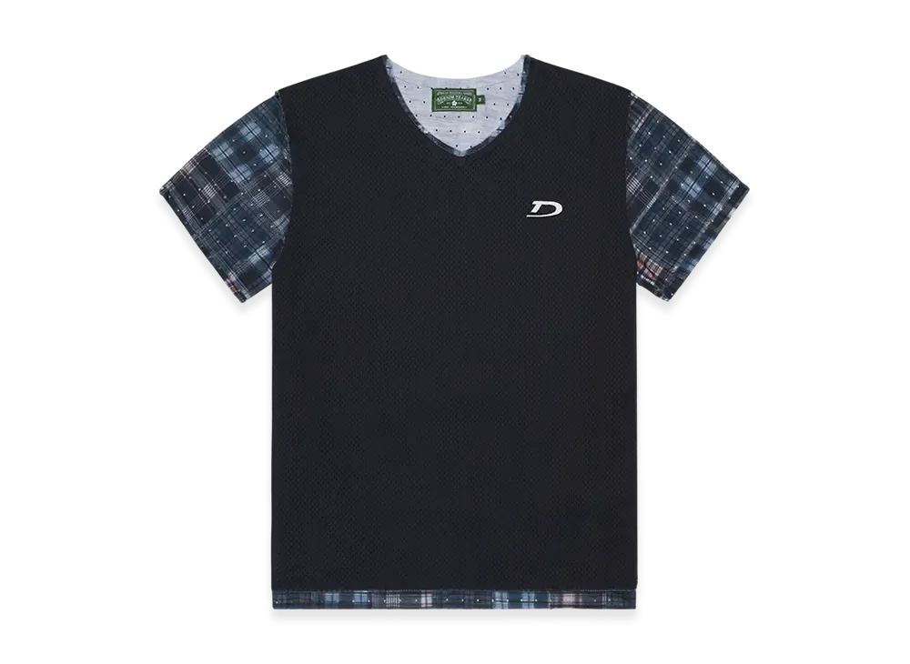 DENIM TEARS Madras Practice Jersey "Navy"