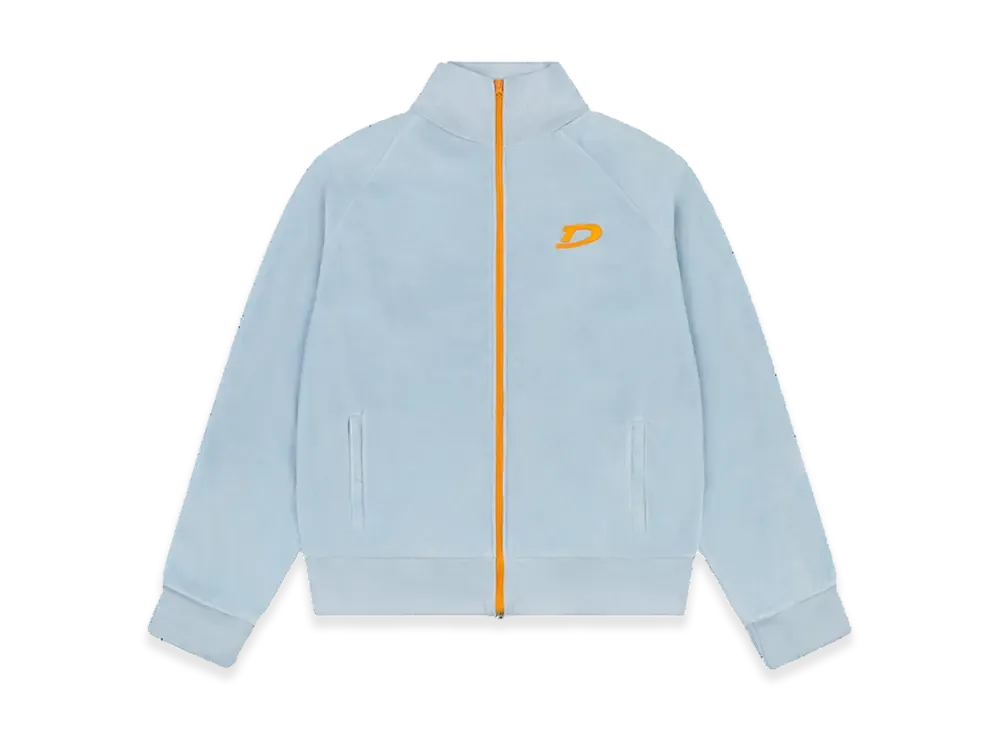 DENIM TEARS Velour Warmup Jacket "Blue"