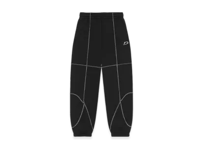 DENIM TEARS Court Lines Sweatpants "Black"