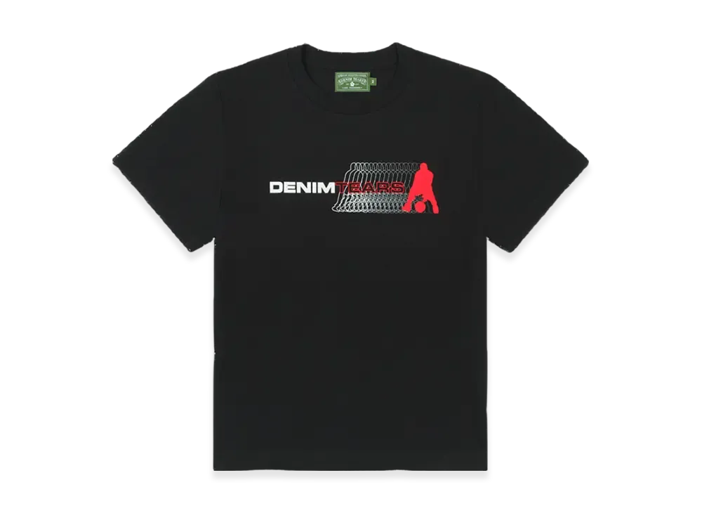 DENIM TEARS "Skip to My Lou" Rafer Alston Tee "Black"