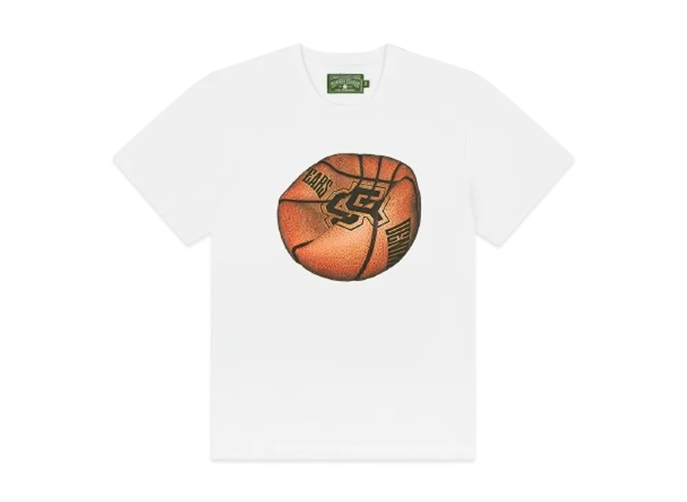 DENIM TEARS Deflated Basketball Tee "White"