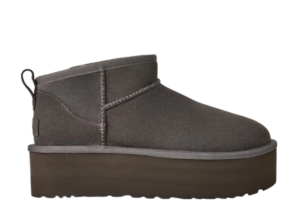 UGG Women's Classic Ultra Mini Platform "Charcoal"