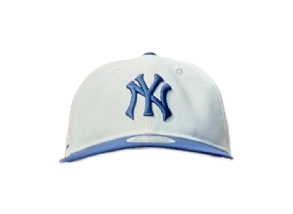 NEW ERA x THE CAP 'Sax Blues' RC 9Fifty New York Yankees "Chrome White/Light Blue"