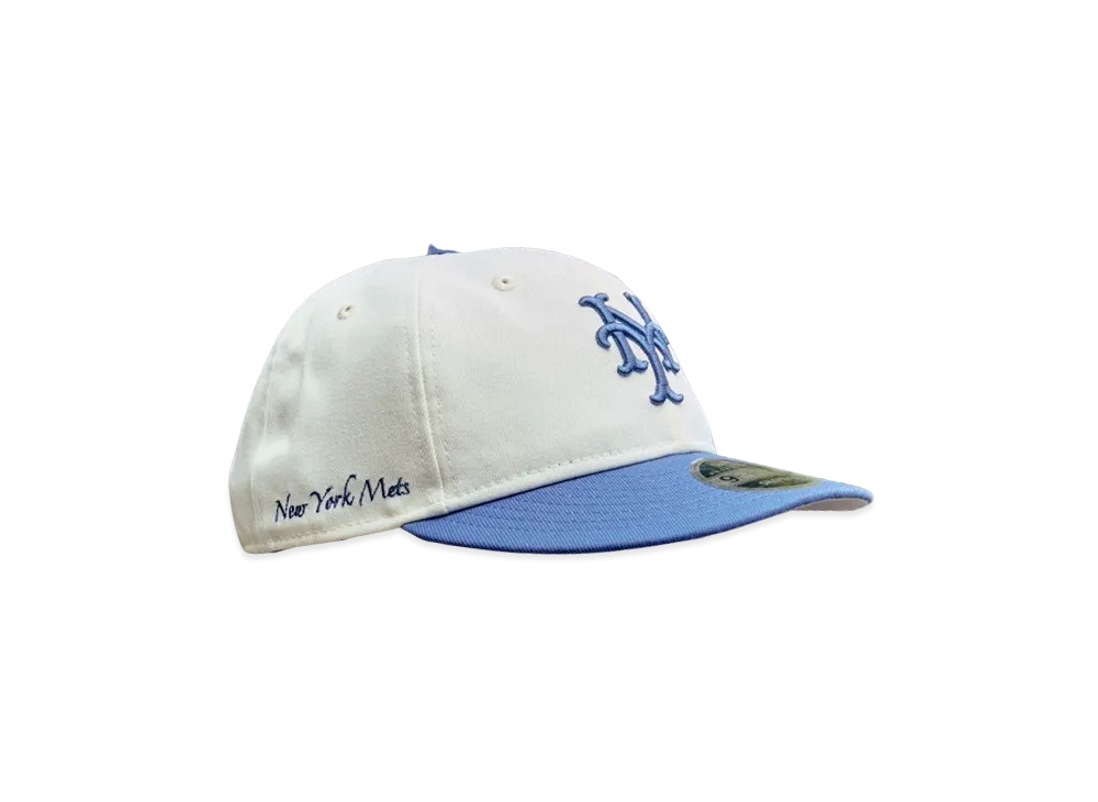 NEW ERA x THE CAP 'Sax Blues' RC 9Fifty New York Mets "Chrome White/Light Blue"
