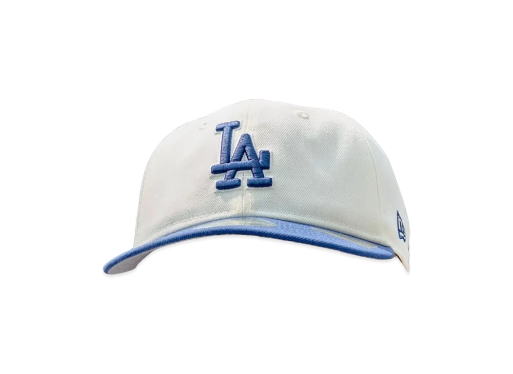 NEW ERA x THE CAP 'Sax Blues' RC 9Fifty Los Angeles Dodgers "Chrome White/Light Blue"
