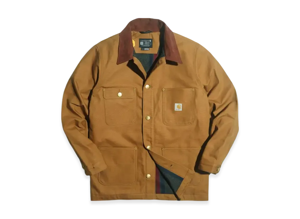 Carhartt WIP Duck Chore Coat Blanket Lining "Brown"