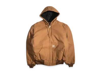 Carhartt WIP Duck Active Jacket With Quilted Flannel Lining "Brown"