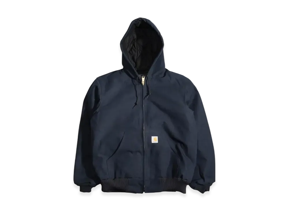 Carhartt WIP Duck Active Jacket With Quilted Flannel Lining "Dark Navy"