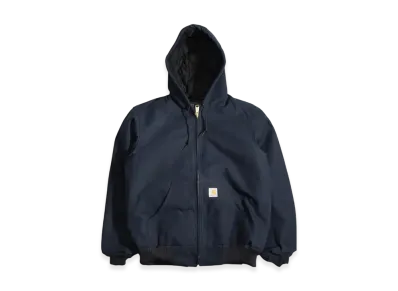 Carhartt WIP Duck Active Jacket With Quilted Flannel Lining "Dark Navy"
