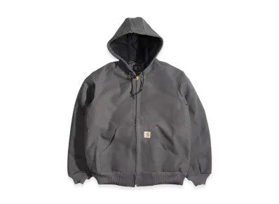 Carhartt WIP Duck Active Jacket With Quilted Flannel Lining "Gravel"