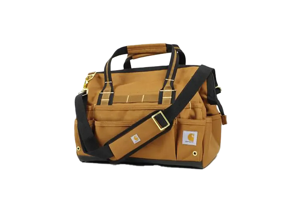 Carhartt WIP 16-Inch 30-Pocket Heavyweight Tool Bag "Brown"