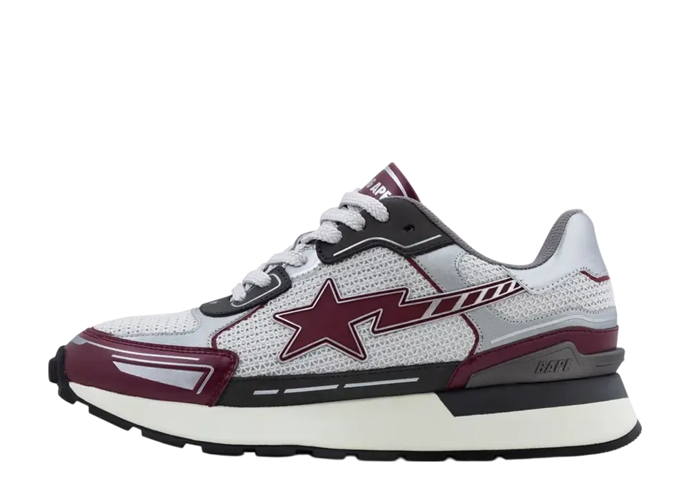 A BATHING APE BAPE CROSS STA #1 "Burgundy"