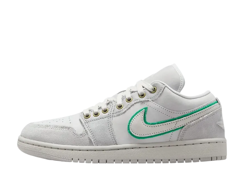 エアージョーダン 1 Low G/ライトスモークグレー/パイングリーン 6/14発売|Nike Women's Air Jordan 1 Low SE