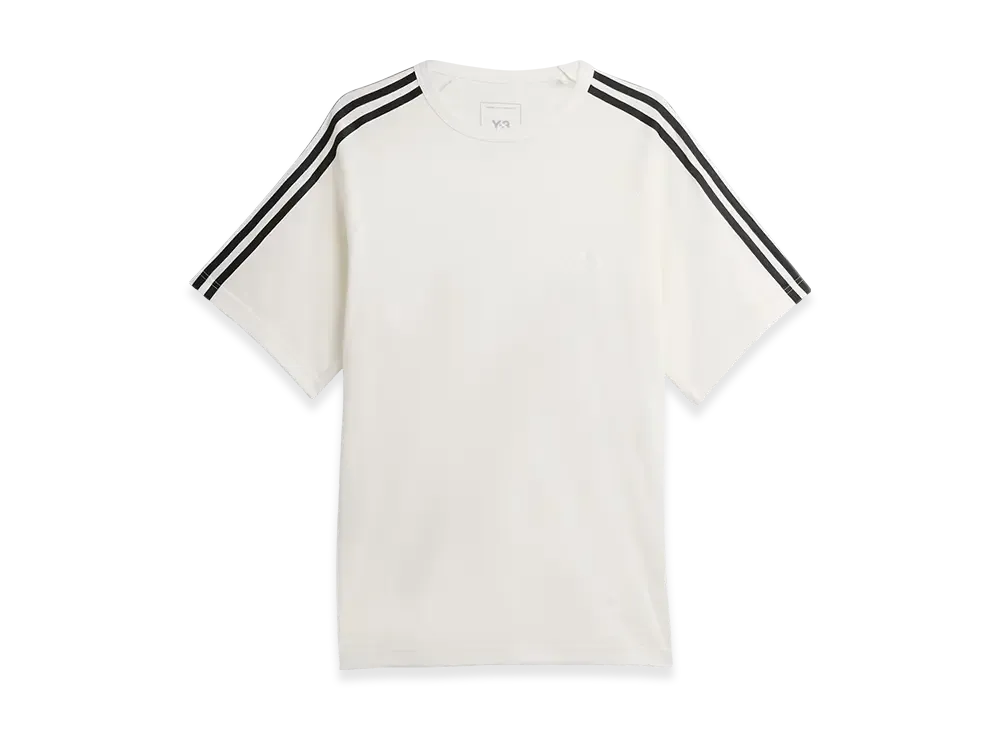 Y-3 Short Sleeve Tee 3-Stripes "Core White"