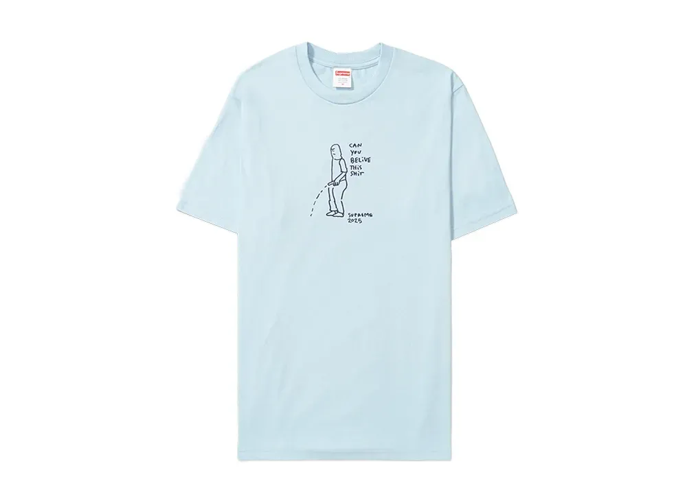 Supreme Piss Tee "Powder Blue"