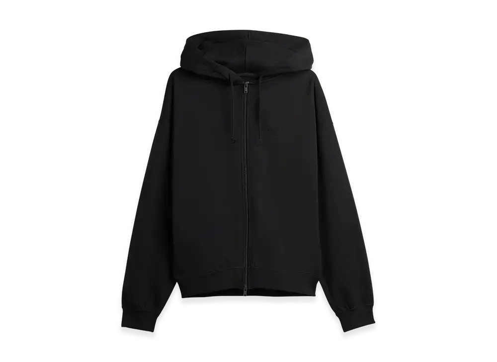 Y-3 Brushed Terry Zip Hoodie "Black"