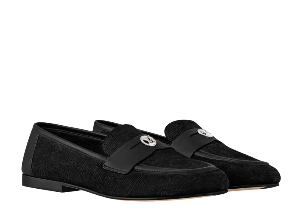 ルイヴィトン ウィメンズ ソーホー ローファー "ブラック"