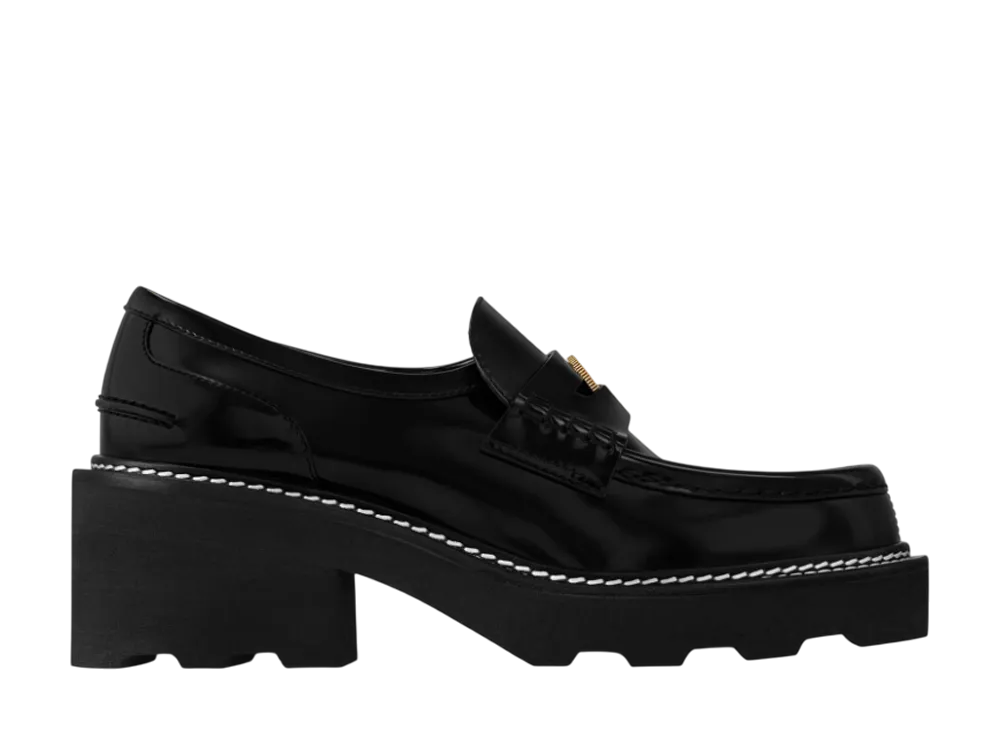 ルイヴィトン ウィメンズ LV ボブール ローファー "ブラック"