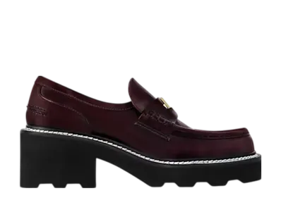 Louis Vuitton Women's LV Beaubourg Loafer "Bordeaux Red"