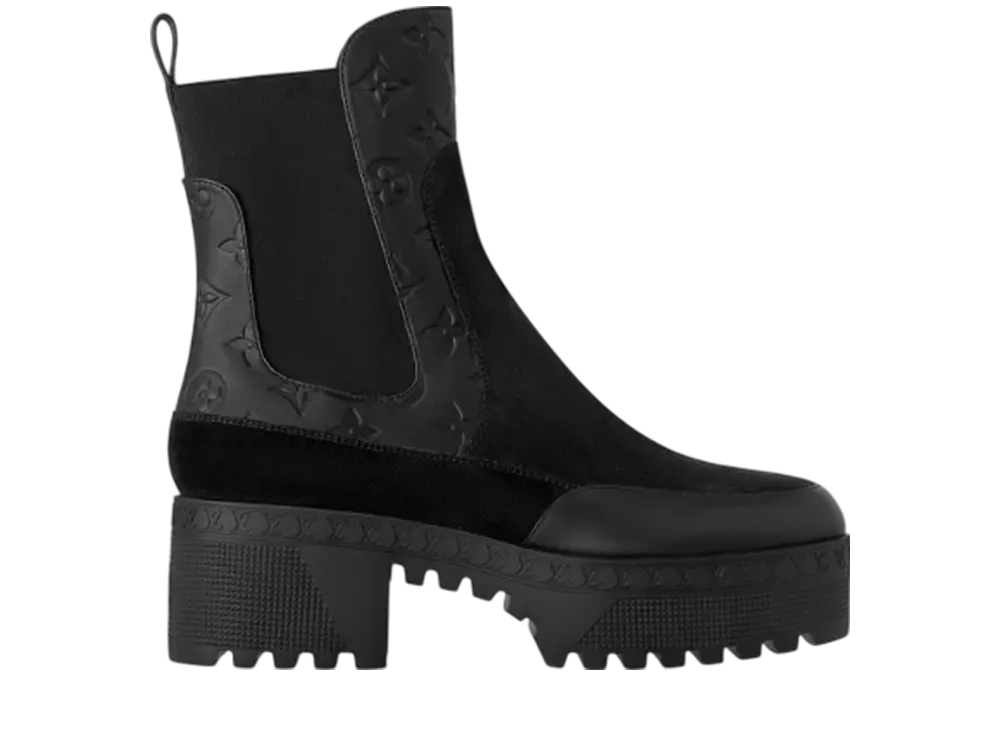 ルイヴィトン ウィメンズ ローリエート ブーツ "ブラック"