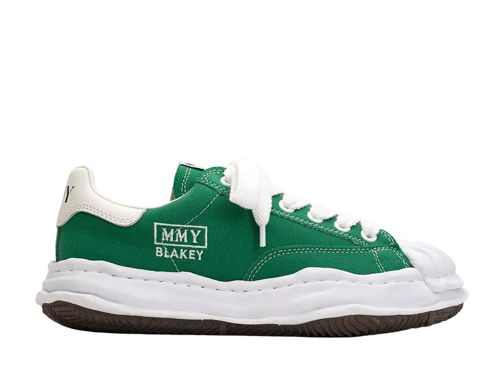 メゾンミハラヤスヒロ ブレイキー オリジナルソール キャンバスローカットスニーカー "CL グリーン" (A08FW735)