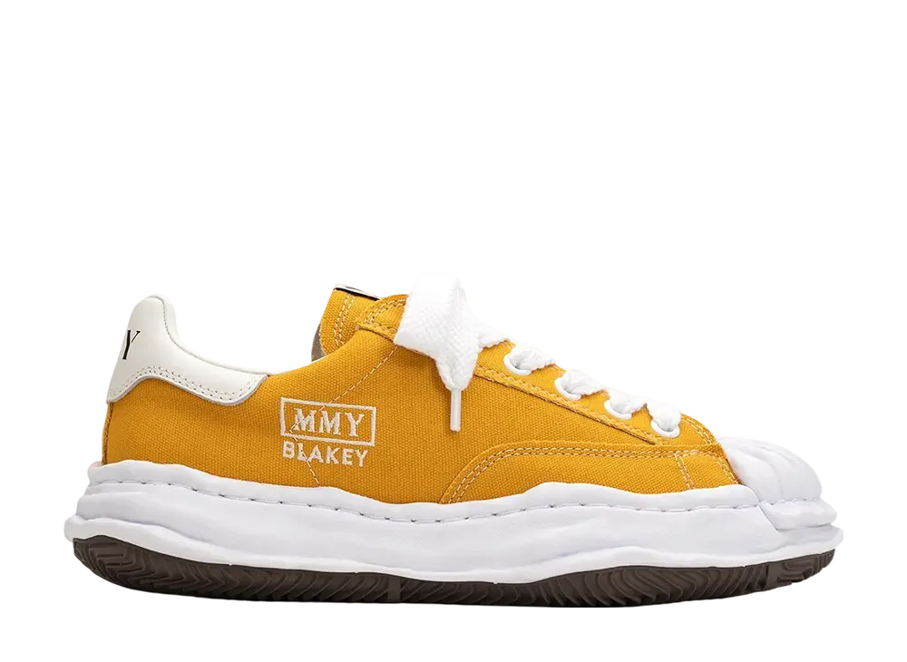 メゾンミハラヤスヒロ ブレイキー オリジナルソール キャンバスローカットスニーカー "イエロー" (A08FW735)