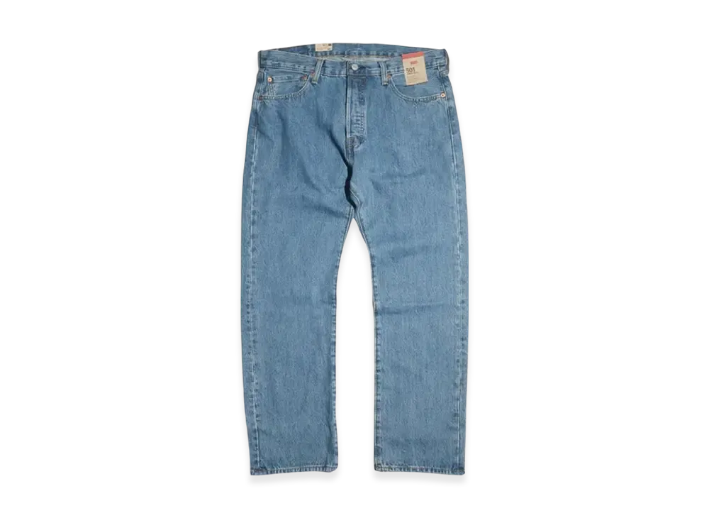リーバイス 501 ボタンフライ ストレート ジーンズ "ミディアムストーンウォッシュ"