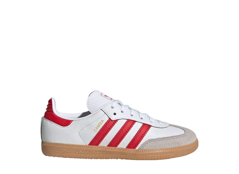adidas PS Samba OG "Cloud White/Better Scarlet/Gum"