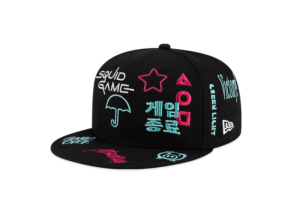 NEW ERA x NETFLIX 59Fifty Squid Game "Black"