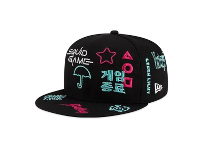 NEW ERA x NETFLIX 59Fifty Squid Game "Black"