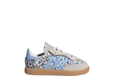 Liberty London × adidas TD Samba OG Comfort Closure Elastic Lace "Multicolor/Off White/Gum"