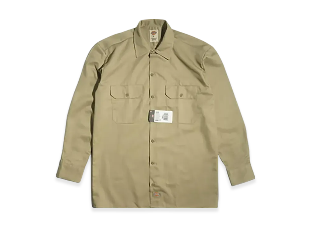 Dickies 574 Long Sleeve Work Shirt "Khaki"