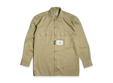 Dickies 574 Long Sleeve Work Shirt "Khaki"