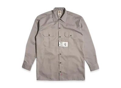 Dickies 574 Long Sleeve Work Shirt "Silver"