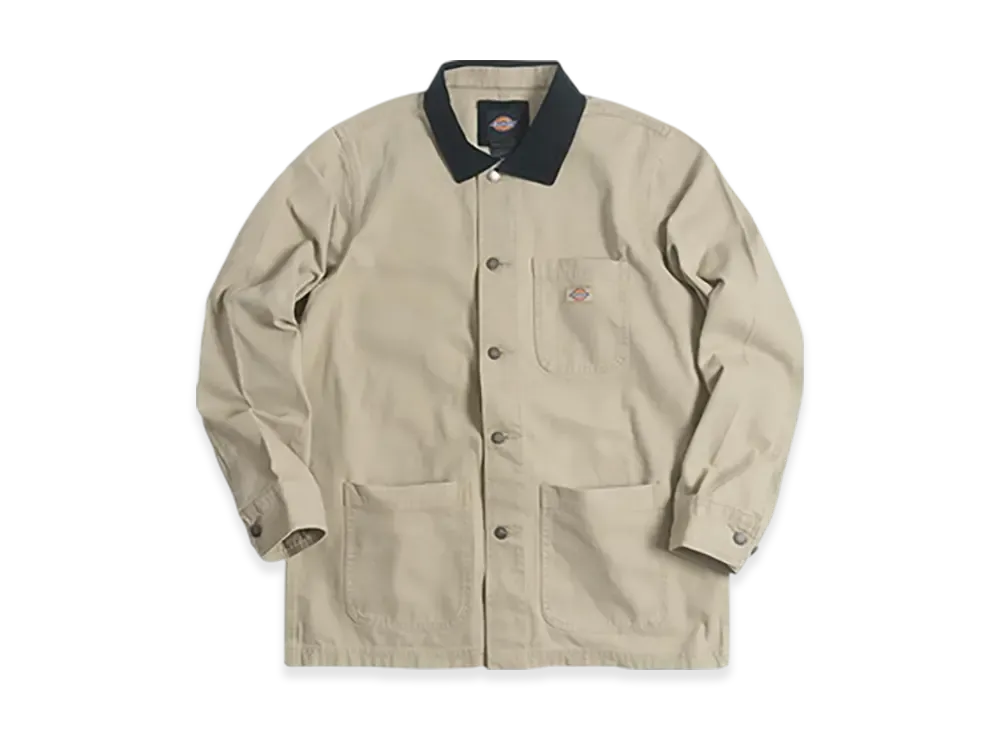 Dickies TCR05 Stonewashed Duck Unlined Chore Coat "Desert Sand"
